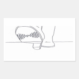 Sticker Rectangulaire Conception d'Arctic Monkeys