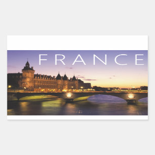 Sticker Rectangulaire Congrès sur la Seine   Paris, France