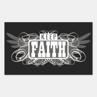 Sticker Rectangulaire Conserver la foi