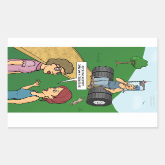 Sticker Rectangulaire Conserver Sur L'Autocollant Rectangulaire Du Camio