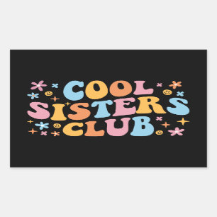Sticker Rectangulaire Cool Sisters Club III