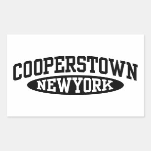 Sticker Rectangulaire Cooperstown New York