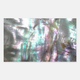 Sticker Rectangulaire Coque d'Abalone