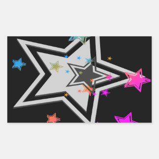 Sticker Rectangulaire Corey Tiger 80s Stars Vintage