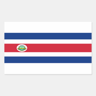 STICKER RECTANGULAIRE COSTA RICA