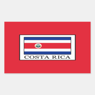 Sticker Rectangulaire Costa Rica