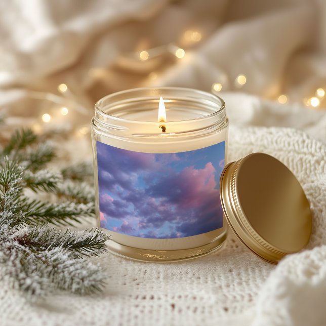 Sticker Rectangulaire Coucher de soleil Cotton Candy (Cotton Candy Sunset Rectangular Sticker)