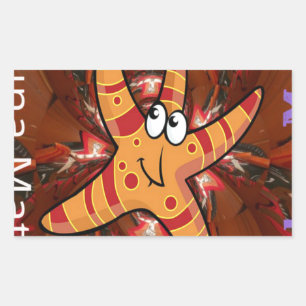 Sticker Rectangulaire Couleur en cours