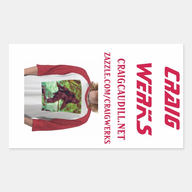 STICKER RECTANGULAIRE CRAIGWERKS (Devant)