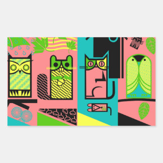 Sticker Rectangulaire Créatures extérieures