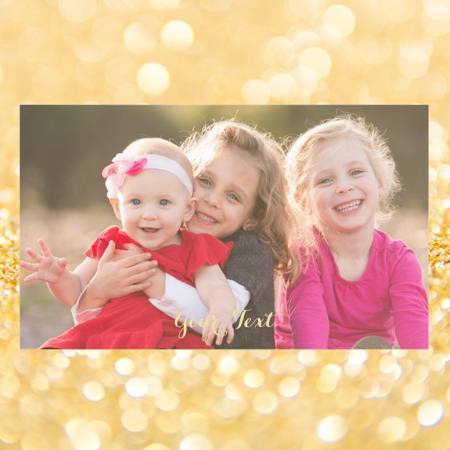 Sticker Rectangulaire Créer une feuille d'autocollants photo personnalis (Create Custom Personalized Photo Stickers Sheet)