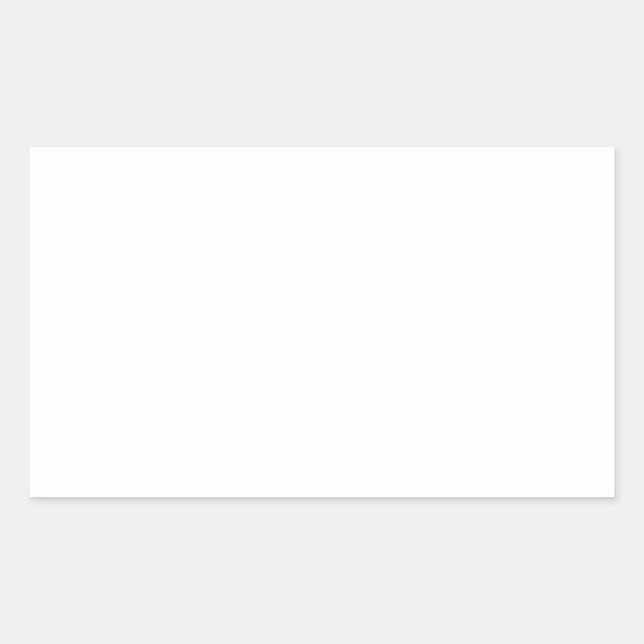 Sticker Rectangulaire Créez Votre Propre (Devant)
