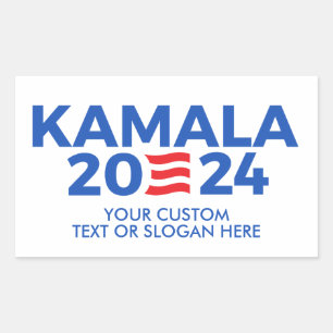 Sticker Rectangulaire Créez Votre Propre Kamala Harris 2024 Sti Rectangu