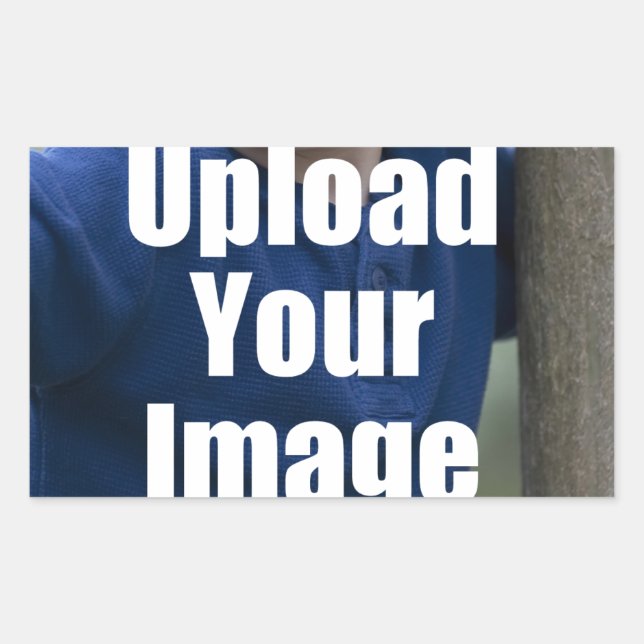 Sticker Rectangulaire Créez votre propre Musique Photo personnalisée à p (Devant)