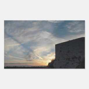 Sticker Rectangulaire Croatian sunset
