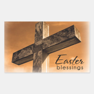 Sticker Rectangulaire Croix