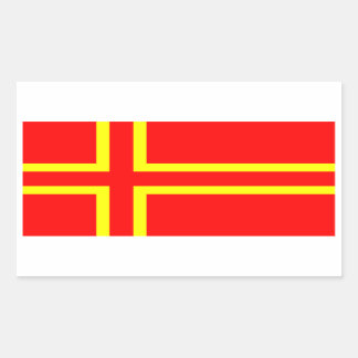 Sticker Rectangulaire Croix Saint Olaf