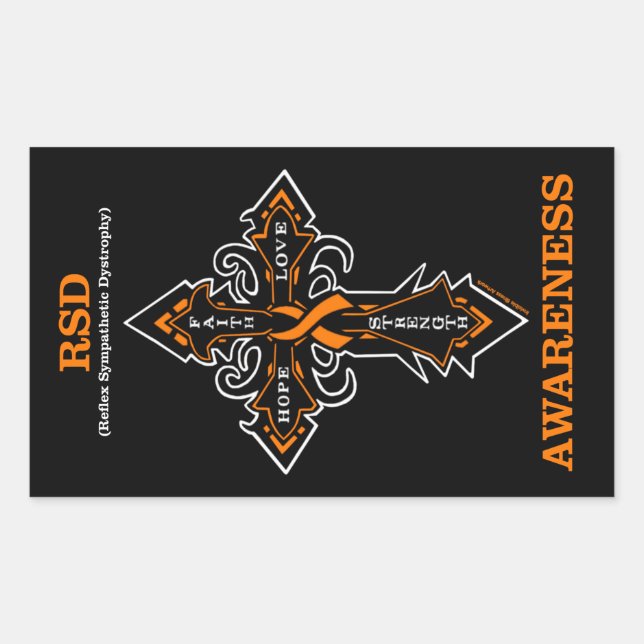 Sticker Rectangulaire Cross/Awareness...RSD (Devant)