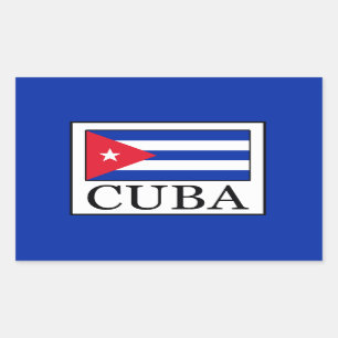 Sticker Rectangulaire Cuba