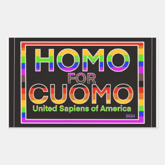 Sticker Rectangulaire Cuomo 2024
