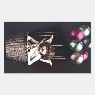 Sticker Rectangulaire Cupid vintage