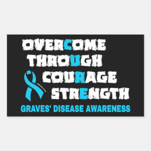 Sticker Rectangulaire CURE...Graves'