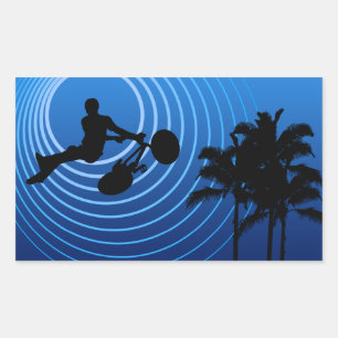 Sticker Rectangulaire cycles de lune