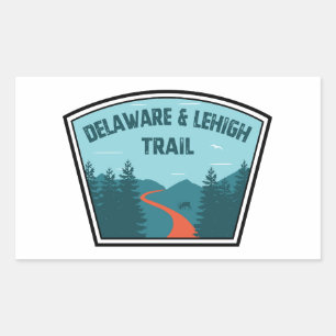 Sticker Rectangulaire D&L Trail Pennsylvanie