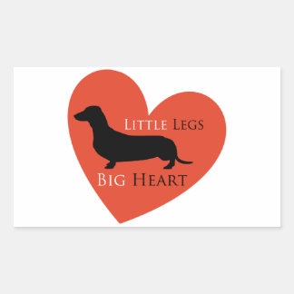 Sticker Rectangulaire Dachshund