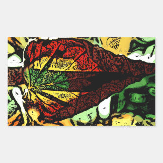 Sticker Rectangulaire dagger est mon coeur