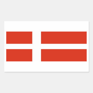 Sticker Rectangulaire Dannebrog; Office fédéral de l'aviation civile
