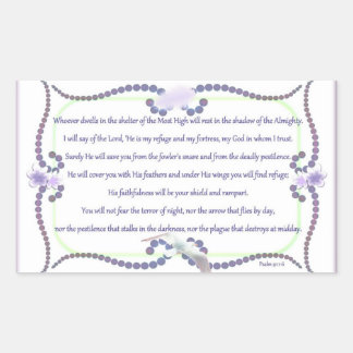 Sticker Rectangulaire Dans le refuge ! Carte