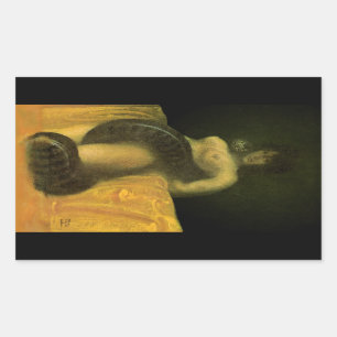 Sticker Rectangulaire Décal SnakeGrl (feuille de 4)