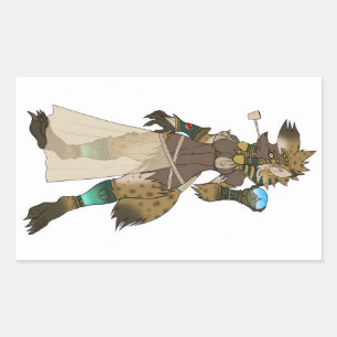 Sticker Rectangulaire Déesse de Yeshka