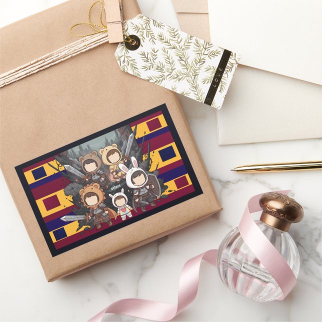 Sticker Rectangulaire Defense for Others - Little Guardians (Cadeaux)