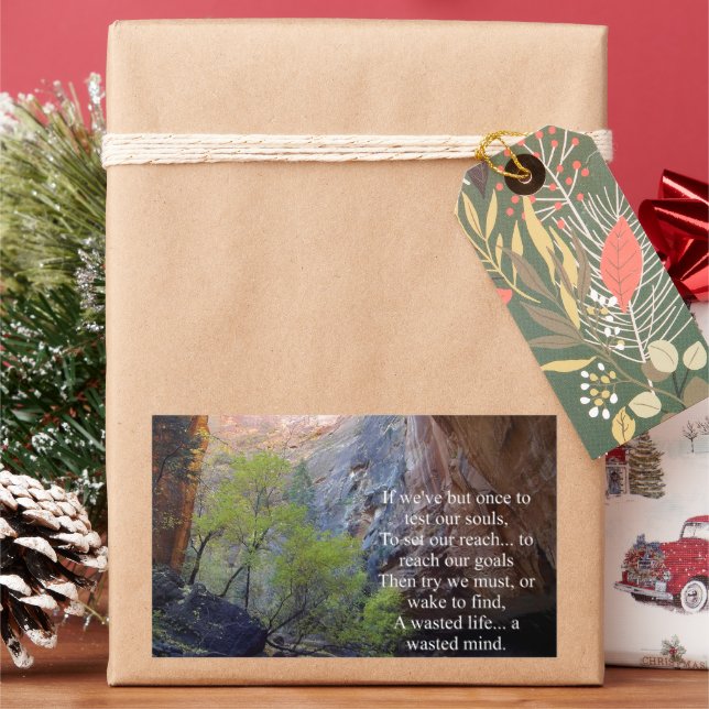 Sticker Rectangulaire Définition des objectifs Inspiration (vacances)