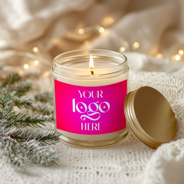 Sticker Rectangulaire Dégradé de rouge à magenta (Red to Magenta Gradient Rectangular Sticker)