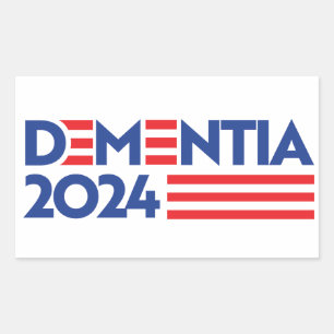 Sticker Rectangulaire Démence 2024