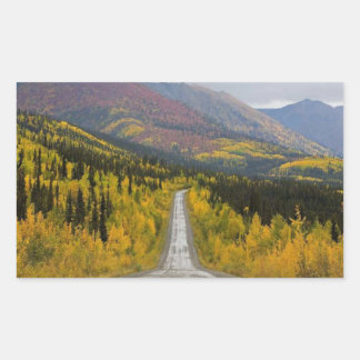 Sticker Rectangulaire Dempster Highway Au sommet du monde