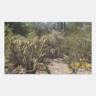 Sticker Rectangulaire Désert