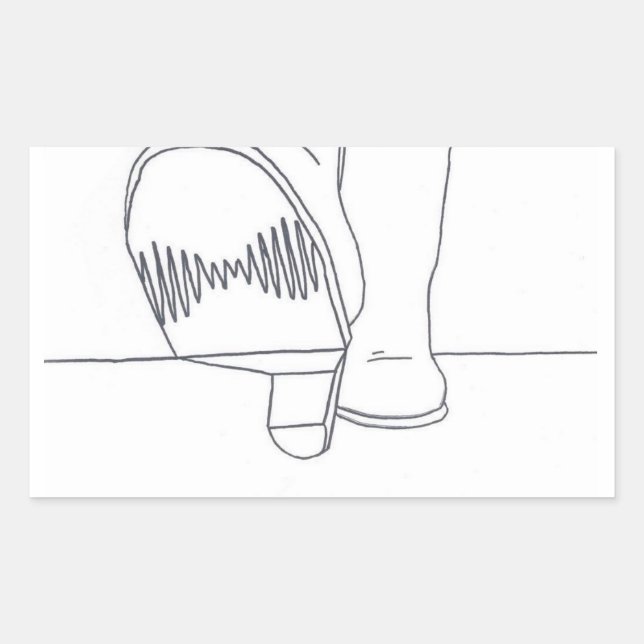 Sticker Rectangulaire Design des singes arctiques (Devant)