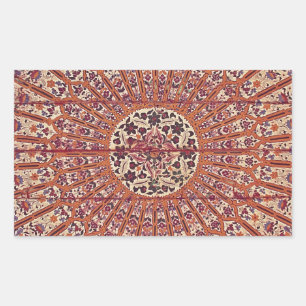 Sticker Rectangulaire Design et chic Maroc Patern