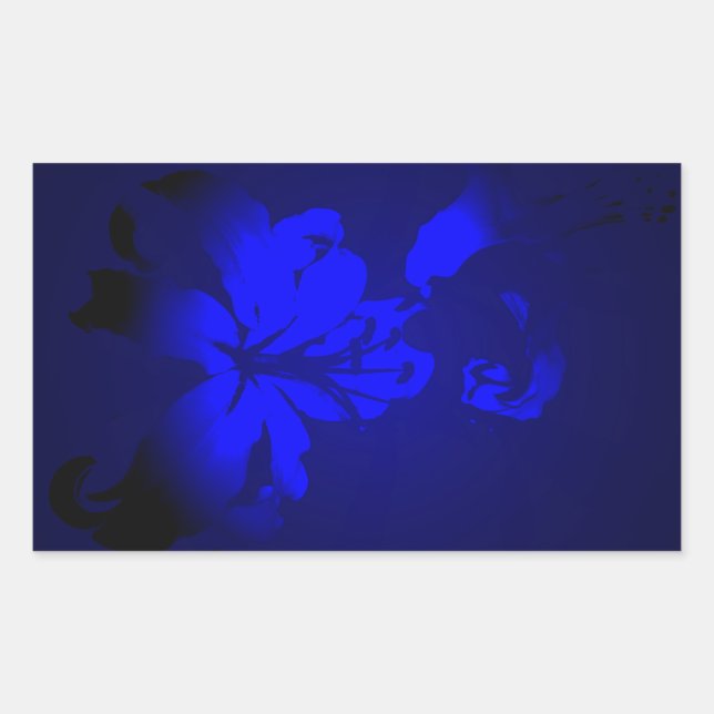 Sticker Rectangulaire Design irlandais - La collection Flower (Devant)