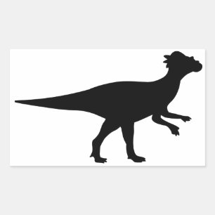Sticker Rectangulaire Dinosaure Pachycéphalosaure