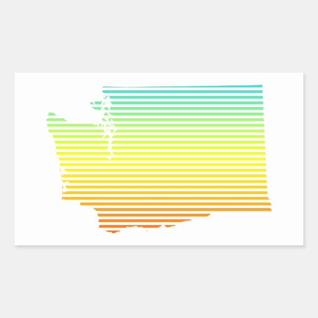 Sticker Rectangulaire disparition de washington chill (Devant)