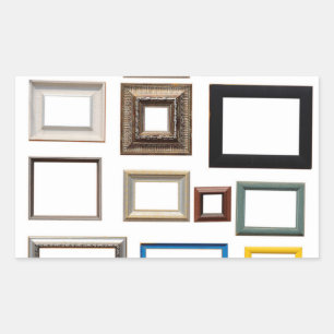 Sticker Rectangulaire Diverses images colorées