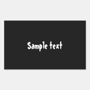 Sticker Rectangulaire do-it-yourself Modèle change facilement de couleur