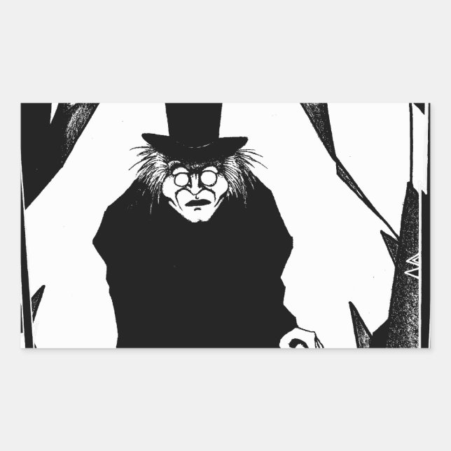 Sticker Rectangulaire Docteur Caligari (Devant)
