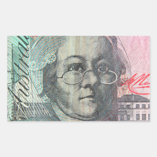 Sticker Rectangulaire dollars australiens