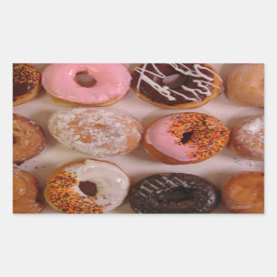 STICKER RECTANGULAIRE DONUTS !